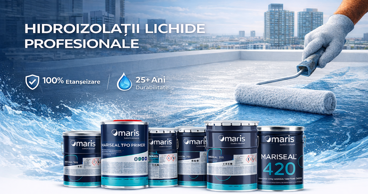 Complete range of MARISEAL polyurethane liquid waterproofing products