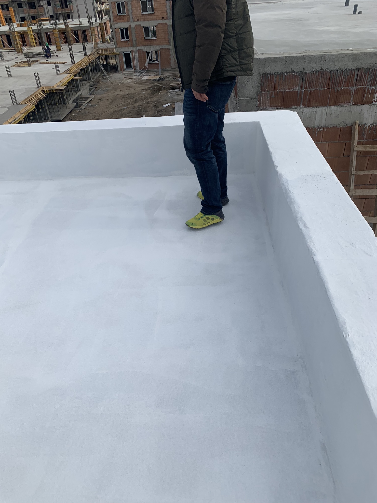 New construction roof waterproofing