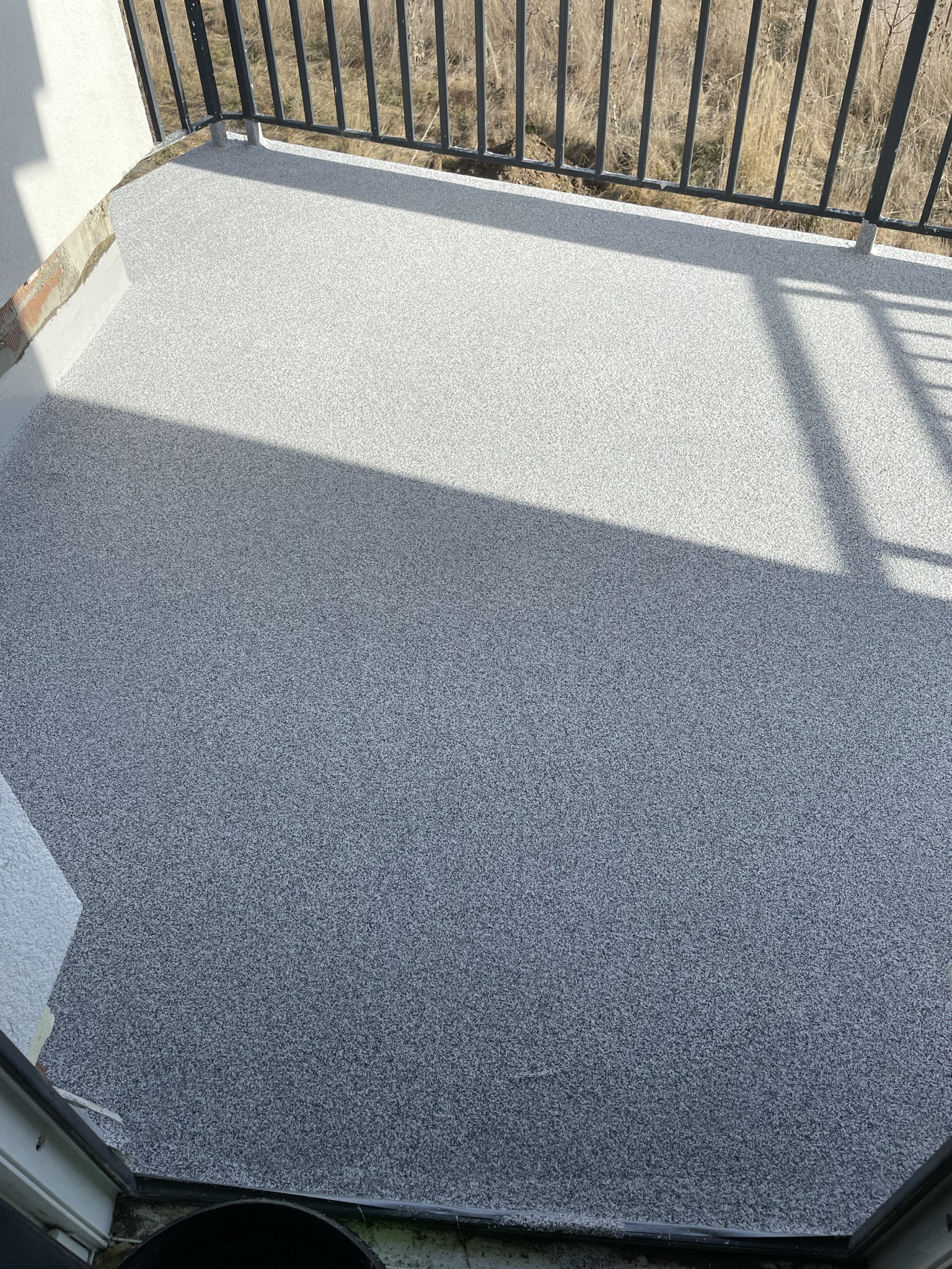 Completed balcony
