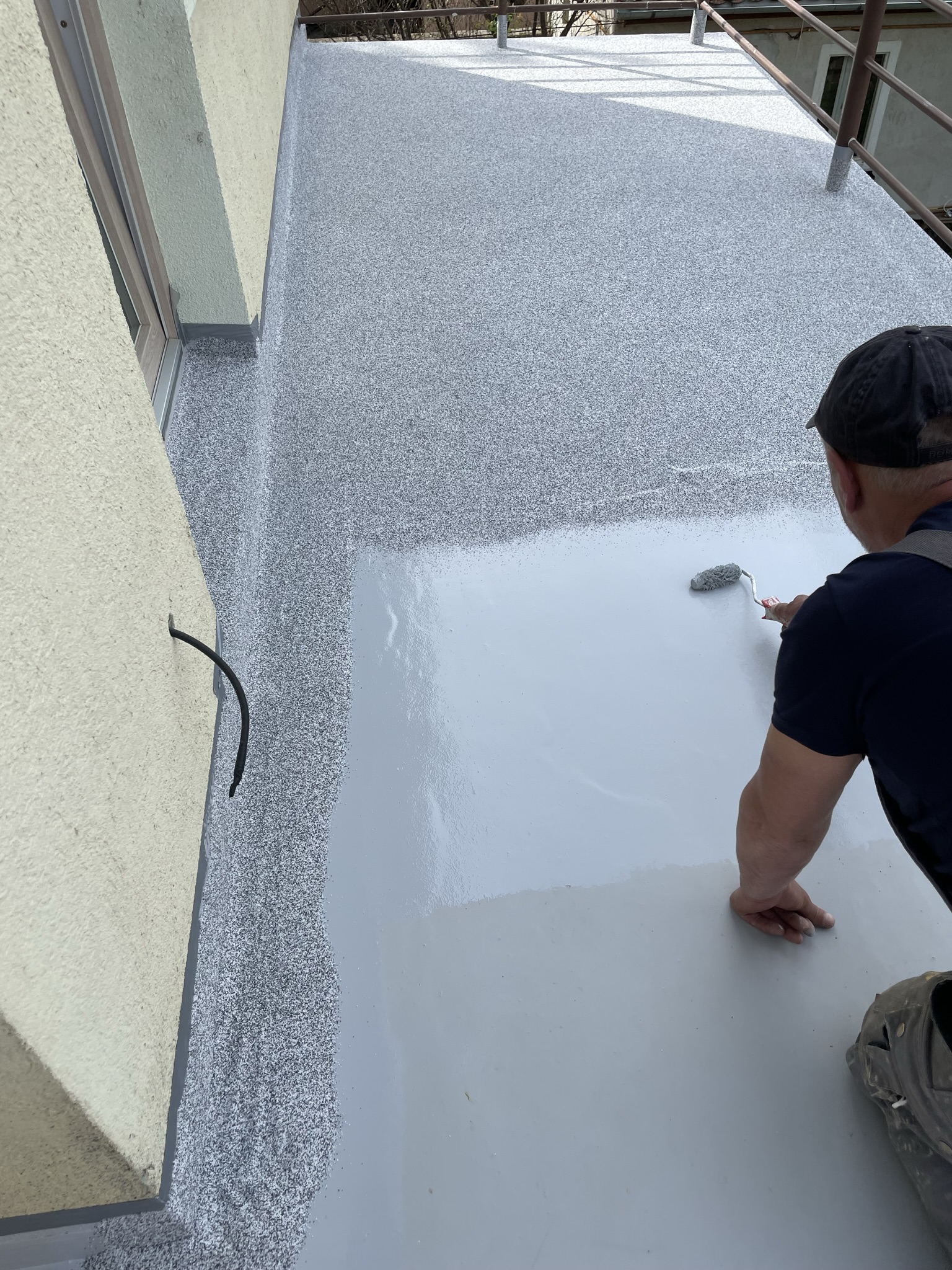 Waterproofing application on terrace